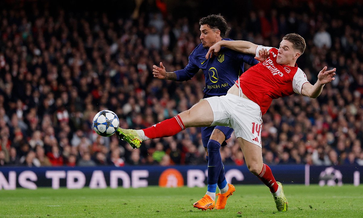 Atletico Madrid đại chiến với Arsenal