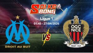 Soi kèo Marseille vs Nice ngày 27/04 | Ligue 1