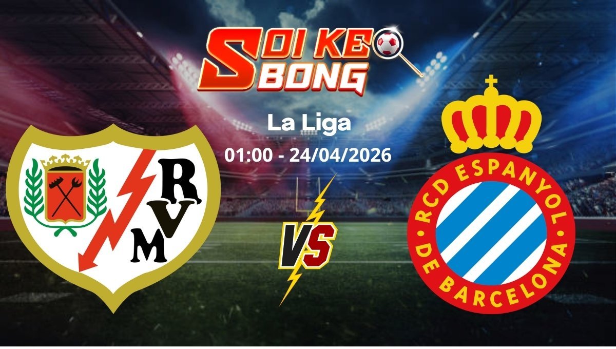 Soi kèo Vallecano vs Espanyol ngày 24/04 | La Liga