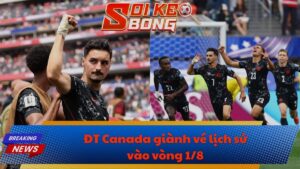 ĐT Canada giành vé lịch sử vào vòng 1/8