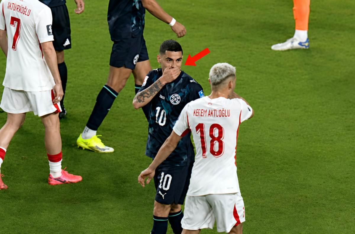 Miguel Almiron nhận thẻ đỏ vì che miệng khi nói chuyện